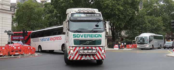 National Express Levante on tow